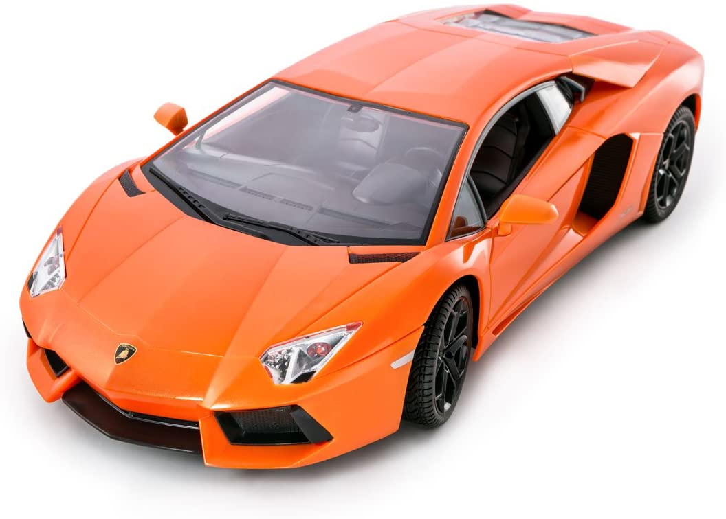 Playtech Logic 1:16 Neon Orange Lamborghini Aventador RC Car RRP £12.99 CLEARANCE £7.50 or 2 for £14